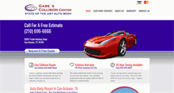 Desktop Screenshot of gabescollisioncenter.com